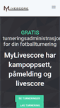 Mobile Screenshot of mylivescore.no